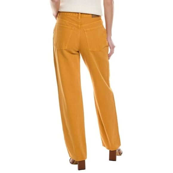 Madewell Baggy Straight Leg Jeans Size 28 Marigold Loose Fit Denim - Picture 2 of 9